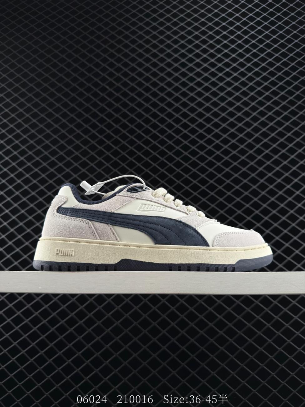 Replacement new Puma men women Doublecourt sports leisure shoes leather neutral anti slip low top board shoes Shoes Sneakers