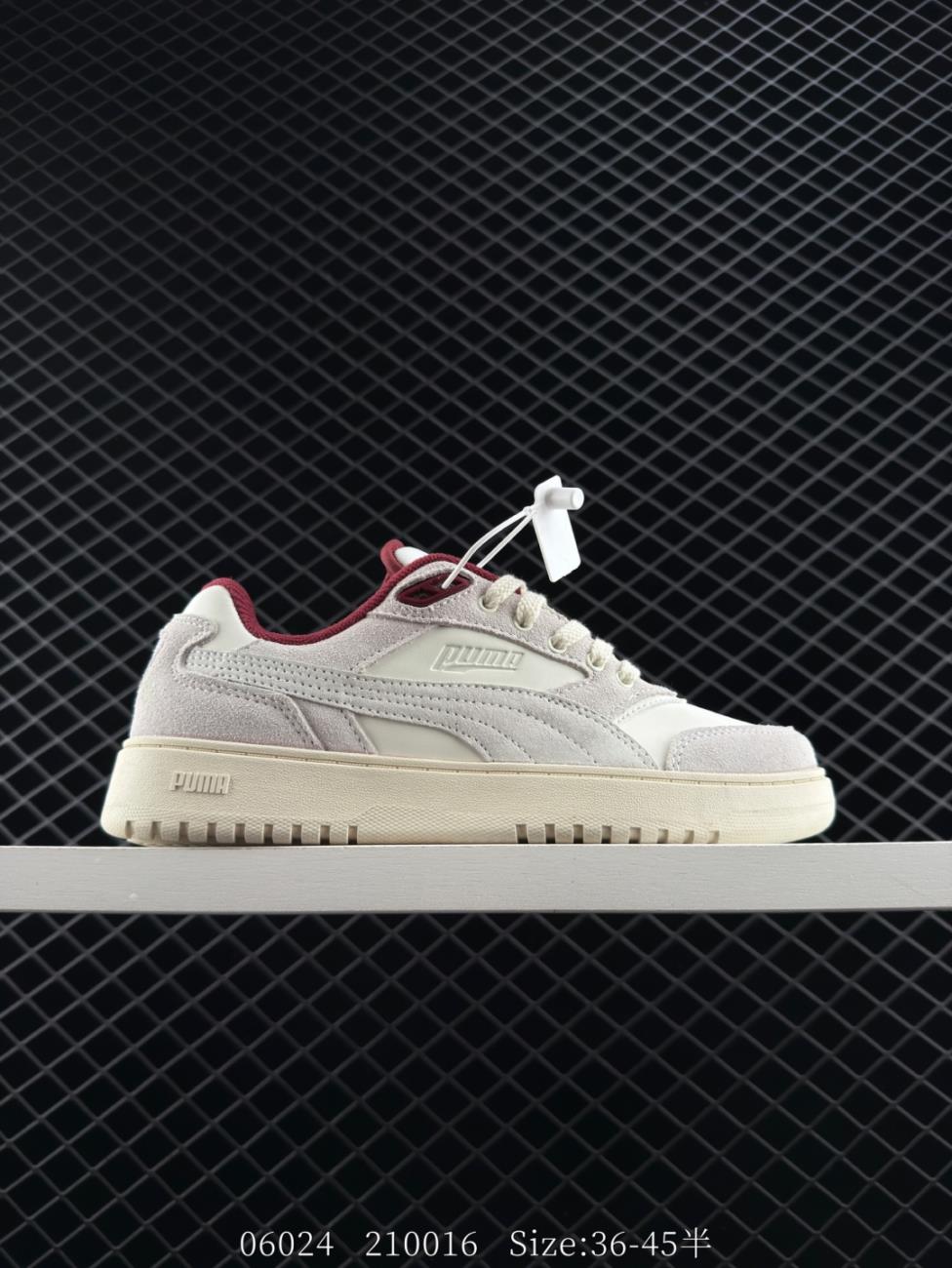 Mens Shoes Sneakers new Puma men women Doublecourt sports leisure shoes leather neutral anti slip low top board shoes